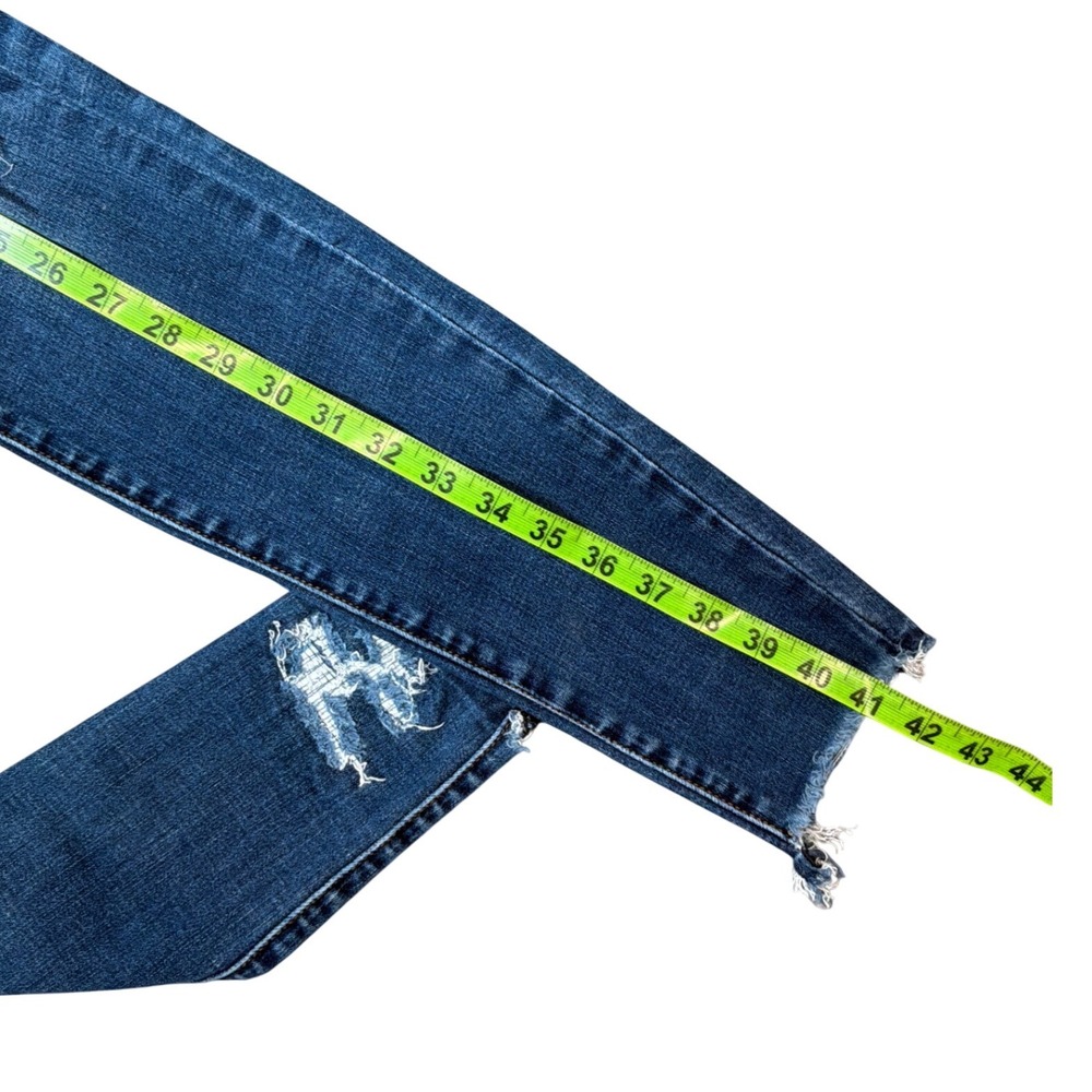 American Eagle Ne(x)t Level Stretch High Rise Skinny Distressed Jeans 6 X-Long - Picture 5 of 8